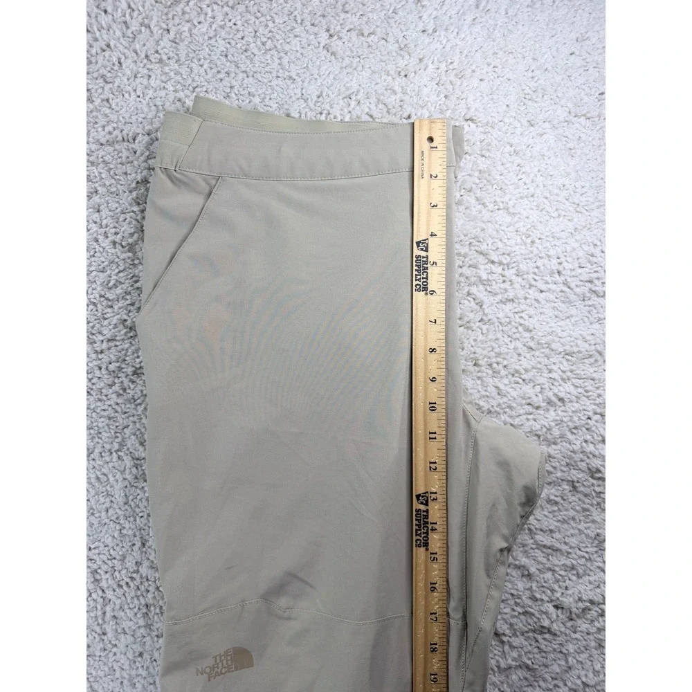 North Face Performance Pants Mens 38x32 Tan Khaki UPF 40 Hiking Stretch Active